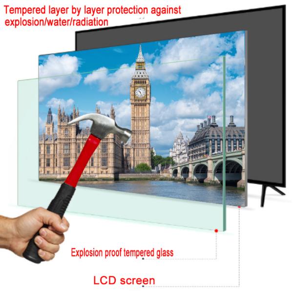 100 Inch Smart Television Tempered Glass Ultra HD LED Smart TV