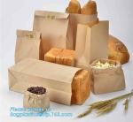 Eco-friendly high quality recycled custom logo printed brown dessert food craft