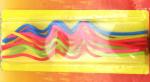 Random Color Thin Twisted Birthday Candles , Long Thin Birthday Candles Smoke