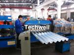 Hydraulic cutting Trapezoidal Roof Deck Roofing Sheet Making Machine TW38-200