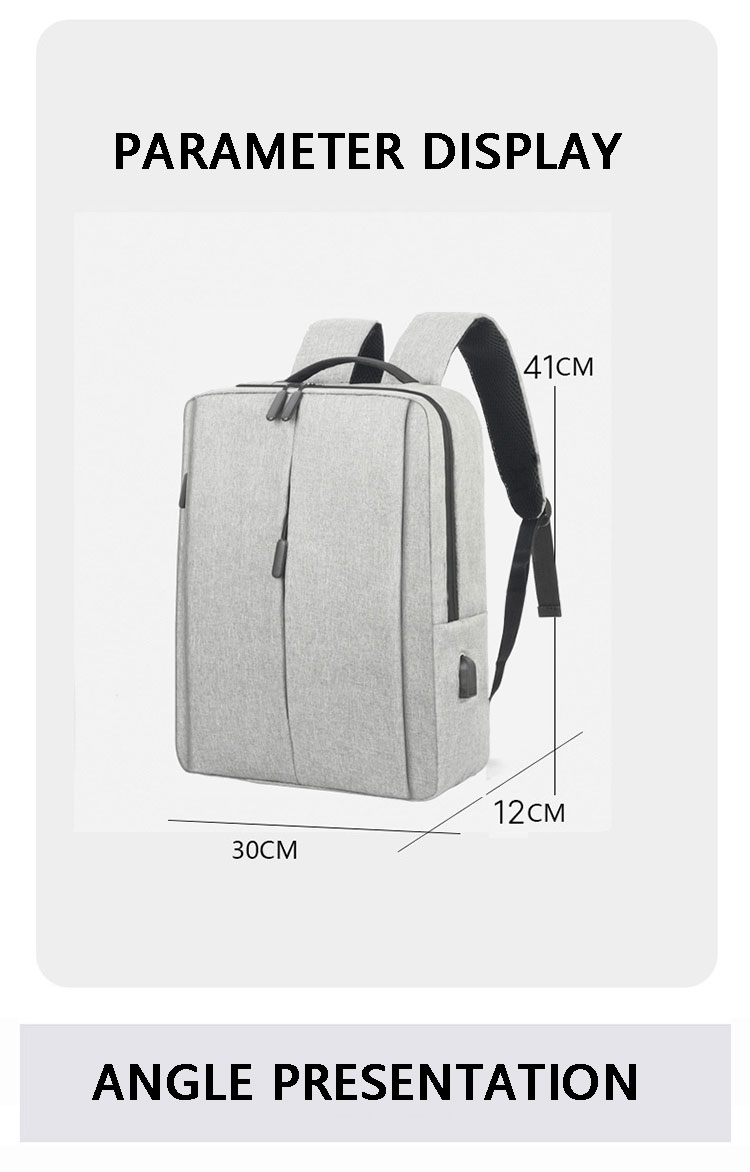 Sympathybag New Backpack Men's Business Computer Bag Large Capacity Usb Charging Backpack Leisure School Bag