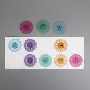 Transparent packaging labels garment labels and labeling