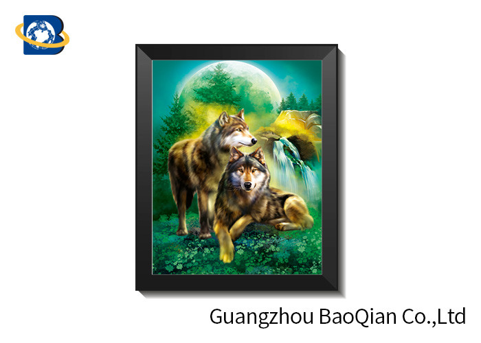 Printed 30 X 40cm PET Plastic 3D Lenticular Pictures For Promotional Gift