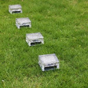 Wholesale Real Glass Outdoor Solar Powered Lights With 1 Super Bright LED from china suppliers