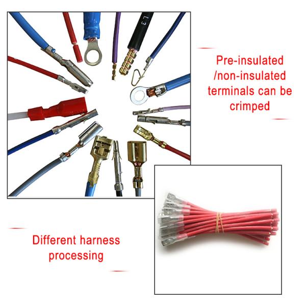 Semi-automatic Terminal Crimping Machine with 15KN Pressing Ability 220V 50Hz and 0.45KW Power Consumption