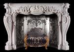 Home decoration Marble stone fireplace mantel surrounds,China marble fireplace
