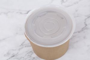Wholesale Disposable Round Fast Food Box Printed Customized Packing Kraft Paper Bowl from china suppliers