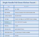 Motion Activated Pull Down Kitchen Faucet 18/10 Stainless Steel Rotatable