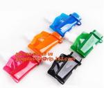 Collapsible Sports Water Bottle 3 Pack, Foldable Leak Proof Travel Bottles for