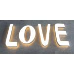 Hot Sellingized Logo Design Resin Indoor Backlit Letters Logo 3d Luminous