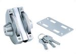 Double Open Glass Door Lock With Keys Glass Door Fittings In Modern Style