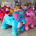 Hansel Shopping mall kids ride on dog toy for party mechanical horse