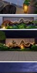 Pop Metal Stainless Steel Hotel Furniture Screen Hotel Decoration Braided