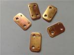 Pure Copper Tags Metal Stamping Parts , Blank Progressive Sheet Metal Dies