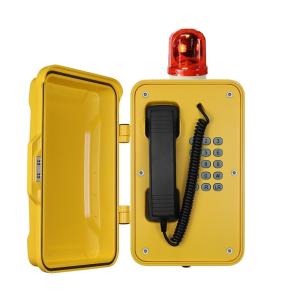 Wholesale Heavy Duty Industrial Outdoor Weatherproof Telephones With Warning Light from china suppliers