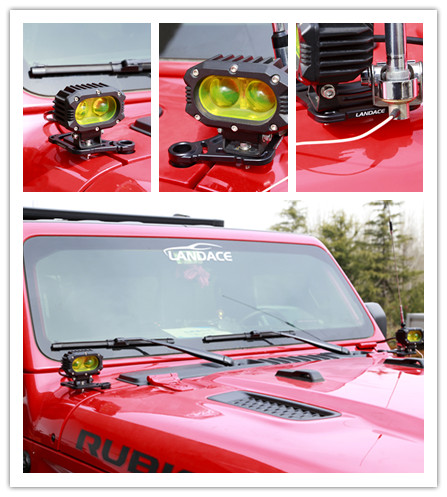 Quick and Hassle-Free Installation of A-Pillar Windshield Hood Mount Bracket for Jeep
