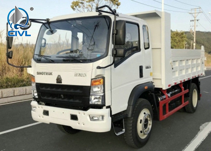 116hp 8-10 Tons Light Dump Truck Homan 4x2 Tipper Truck Colour Optional