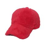 Winter warm rabbit hair baseball cap Outdoor thickened solid color casual plush