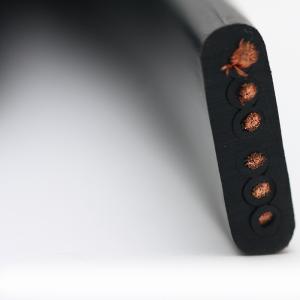 Wholesale Flat Flexible Traveling Cable for Crane or Conveyor 6core Black Jacket from china suppliers