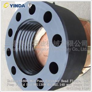 Wholesale Haihua F1600 Mud Pump Cylinder Head Flange, Mud Pump Fluid End HH11309.05.002.140 mud pumps for drilling rigs from china suppliers