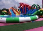 Exciting Water Park Amusement Equipment Inflatable Slip And Slide