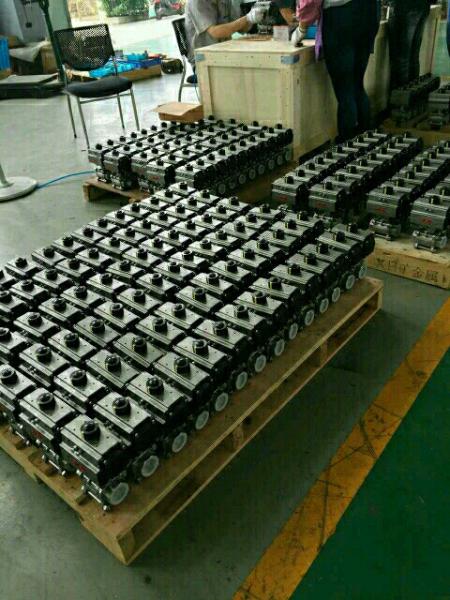 wuxi pneumatic rotary actuator manufacture AT serious pneumatic actuator control