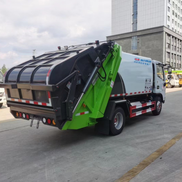Small Size 5m3 Compactor Garbage Truck Waste Collection Truck