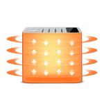 Kitchen Dry UV Disinfecting Electric Knife Holder Block With Sharpener