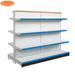 Double Sides Gondola Shelving Retail Display Racks For Store Steel Supermarket