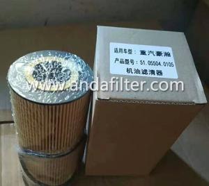 Wholesale High Quality Oil filter For Sinotruck 51.05504.0105 from china suppliers