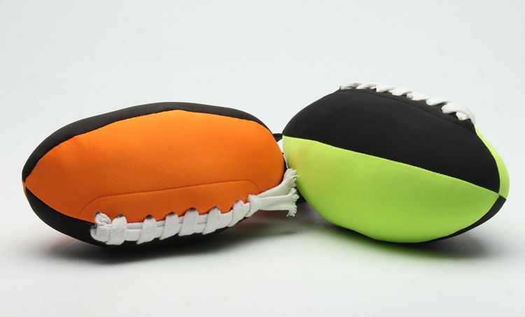 Rugby Floating Floatable Dog Toys 14cm PP Cotton Water Fetch Toys