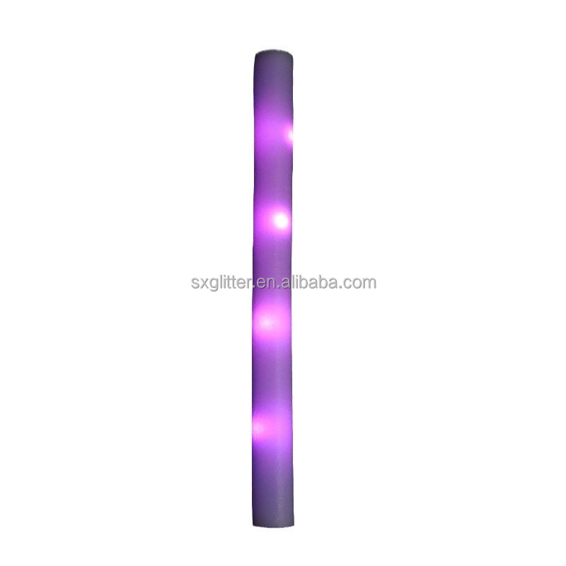 Ecofriendly Personal Neon Barrels Party Custom Logo LED Foam Sticks Glow Sticks Flashing LED Sticks Party Supplies Barrels