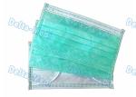 BFE99% Non Woven Disposable Face Mask green Color with inner spot earloop