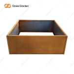 Easy Assembled Corten Steel Raised Garden Beds For Flowers Planting