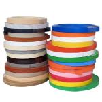 0.6mm 1 Mm Wood Grain PVC White Colored Furniture Edge Banding