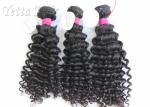 Deep Curly Long Brazilian Human Hair Weave Professional No Chemical Hair