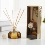 Decorative Home Reed Diffuser Natural Essential Oil Aroma Glass Bottle Reed