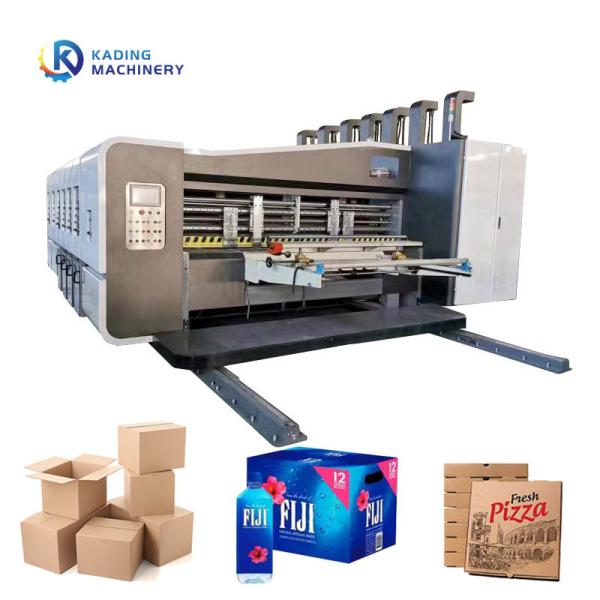 Water Based Ink Carton Box Printing Machine Of High Speed