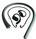 Customized Earphone Components Neckband Bluetooth Earphones Silicone Neckband