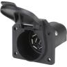 Buy cheap Black Trailer Cable Connector 7 Way Blade Socket Truck Trailer Wiring Connector from wholesalers