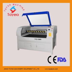 Wholesale Double heads Auto feeding leather laser engraver machine TYE-1390S from china suppliers