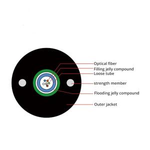 Wholesale China 10.2mm 20 Core Central Loose Tube G652D Outdoor Aerial Optical Fiber Cable from china suppliers