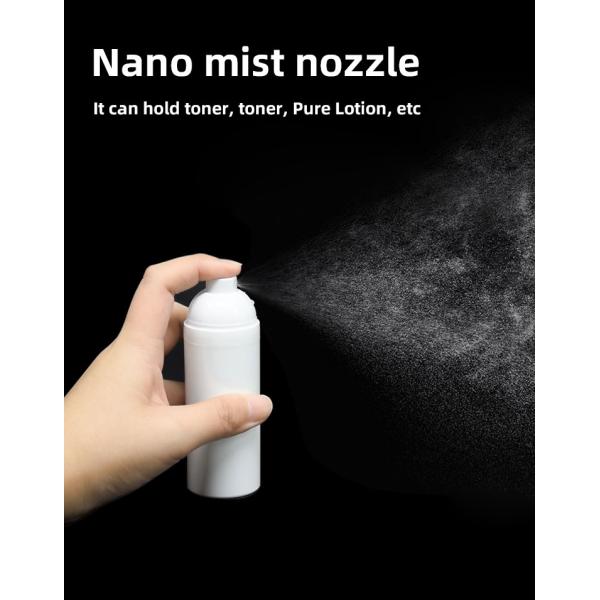 PP Airless spray Bottles Dispenser 30ml 50ml 75ml 100ml Airless spray pump bottle Snap Fastener Design