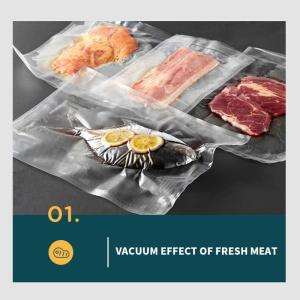 Wholesale Kitchen 0.1mm Vacuum Sealer Rolls , 0.09mm Food Saver Vacuum Sealer Bags Rolls from china suppliers