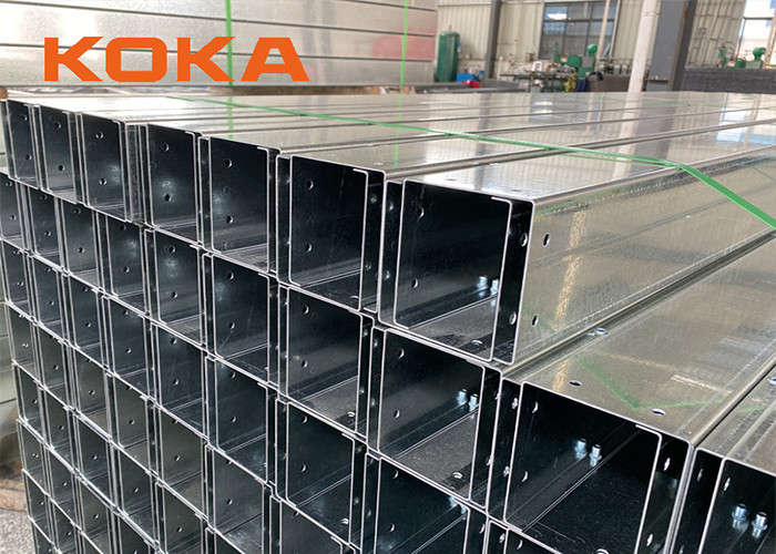 Custom Length ss304 ss316 Metal Steel Powder Coated Cable Trunking