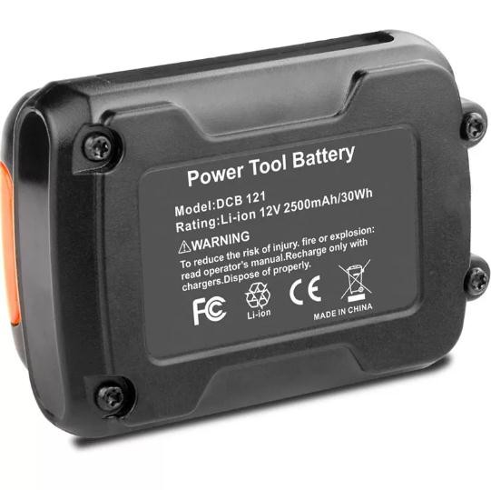 12V 2500mAh Lithium Ion Battery DCB125 DCB127 DCB121 DCB100 DCB120 DEWALT Battery