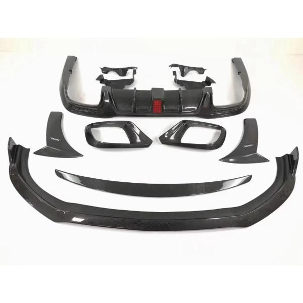 BRASS Tyle Front Shovel Rear Diffuser for Mercedes-Benz W222 AMG S63 S65 S63 S65 Carbon Fiber Body Kit