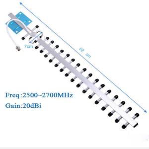 Wholesale 4G Outdoor Antenna 20dBi 4G Antenna Yagi antenna N female Phone Signal Accept Antenna for 4G Signal Repeater amplifier from china suppliers