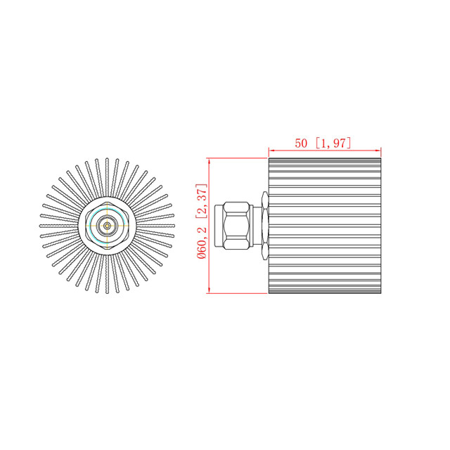 DC-6GHz 30W Dummy Load / Termination Load N Male