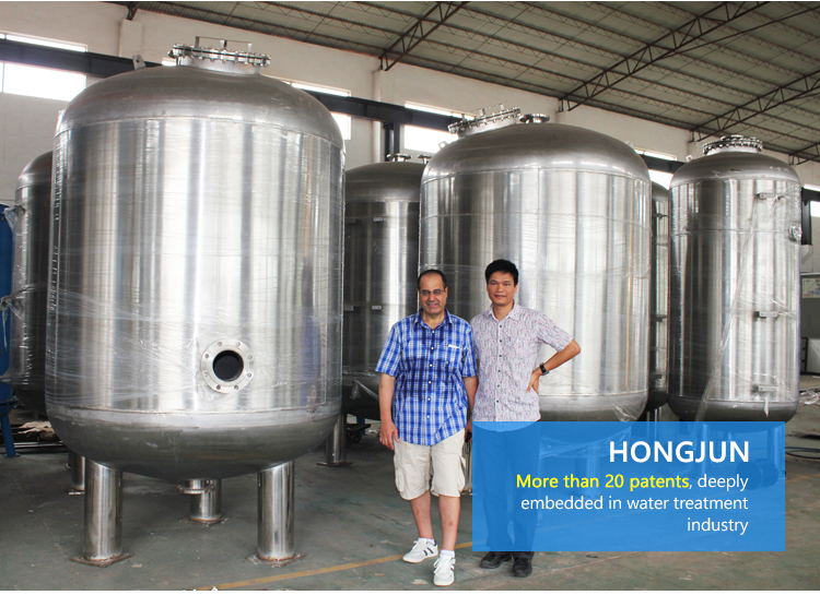 Stainless Steel Industrial Sand Filter 24 Inch Iron Removal Microfiltration Machine